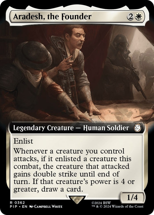 Image for Aradesh, the Founder (Extended Art) (362) (Universes Beyond: Fallout) - Magic: The Gathering