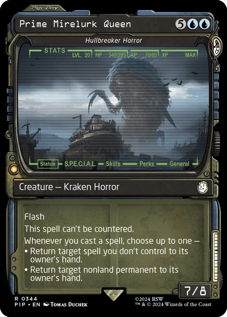 Image for Prime Mirelurk Queen - Hullbreaker Horror (Showcase) (344) (Universes Beyond: Fallout) - Magic: The Gathering