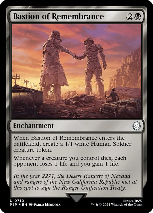 Image for Bastion of Remembrance (Surge Foil) (710) (Universes Beyond: Fallout) - Magic: The Gathering