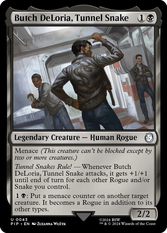 Image for Butch DeLoria, Tunnel Snake (43) (Universes Beyond: Fallout) - Magic: The Gathering