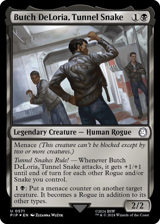 Image for Butch DeLoria, Tunnel Snake (Surge Foil) (571) (Universes Beyond: Fallout) - Magic: The Gathering