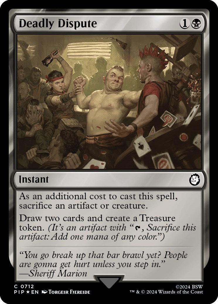 Image for Deadly Dispute (Surge Foil) (712) (Universes Beyond: Fallout) - Magic: The Gathering