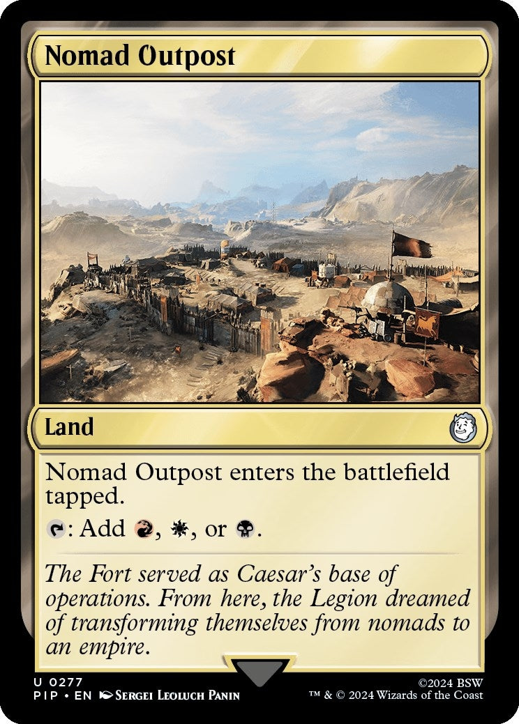 Image for Nomad Outpost (277) (Universes Beyond: Fallout) - Magic: The Gathering