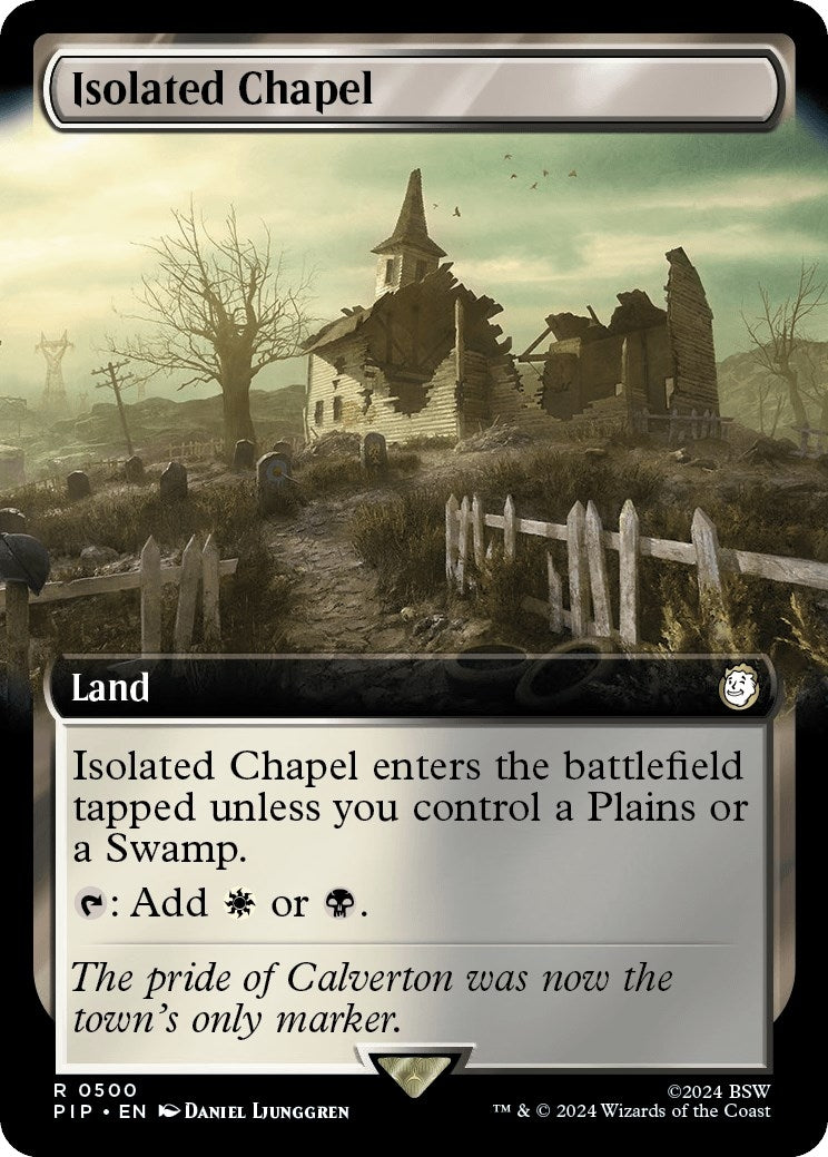 Image for Isolated Chapel (Extended Art) (500) (Universes Beyond: Fallout) - Magic: The Gathering
