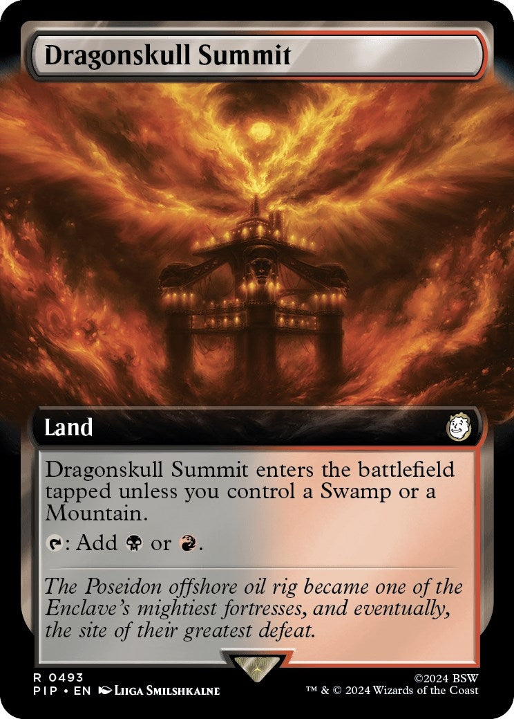 Image for Dragonskull Summit (Extended Art) (493) (Universes Beyond: Fallout) - Magic: The Gathering
