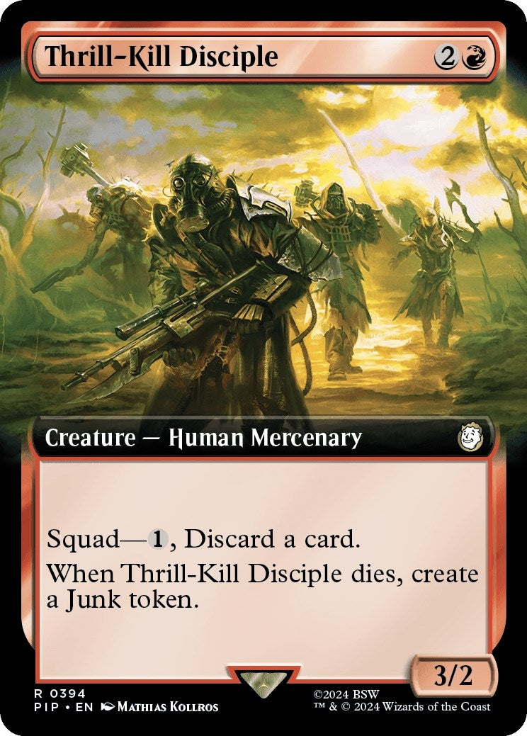 Image for Thrill-Kill Disciple (Extended Art) (394) (Universes Beyond: Fallout) - Magic: The Gathering