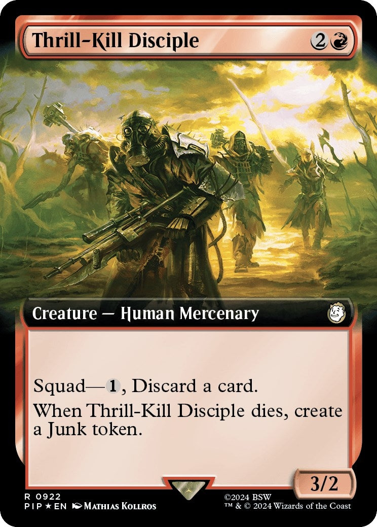 Image for Thrill-Kill Disciple (Extended Art) (Surge Foil) (922) (Universes Beyond: Fallout) - Magic: The Gathering