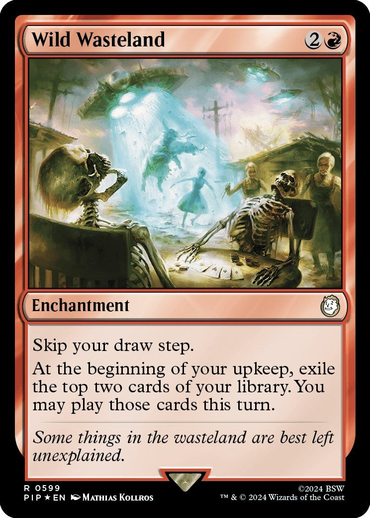 Image for Wild Wasteland (Surge Foil) (599) (Universes Beyond: Fallout) - Magic: The Gathering
