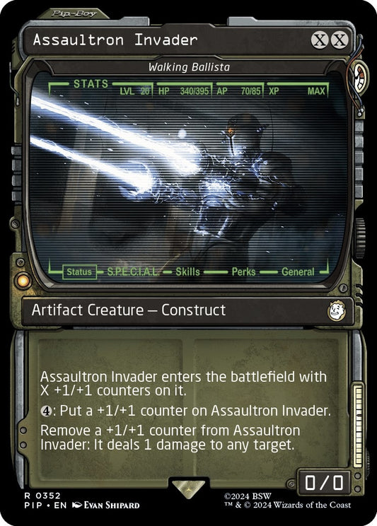 Image for Assaultron Invader - Walking Ballista (Showcase) (352) (Universes Beyond: Fallout) - Magic: The Gathering