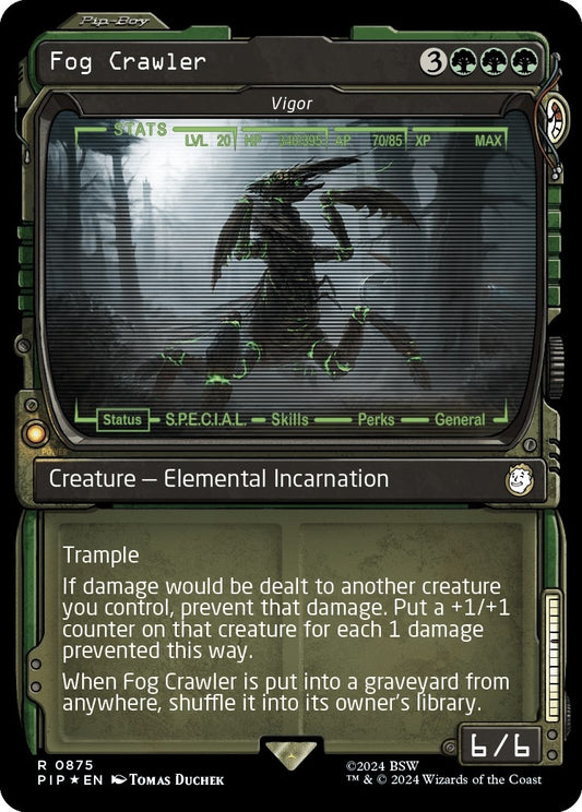 Image for Fog Crawler - Vigor (Showcase) (Surge Foil) (875) (Universes Beyond: Fallout) - Magic: The Gathering