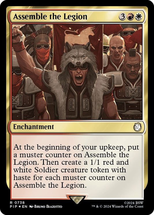Image for Assemble the Legion (Surge Foil) (738) (Universes Beyond: Fallout) - Magic: The Gathering