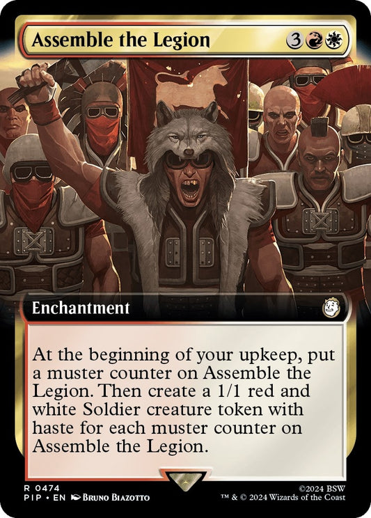 Image for Assemble the Legion (Extended Art) (474) (Universes Beyond: Fallout) - Magic: The Gathering