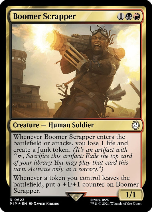 Image for Boomer Scrapper (Surge Foil) (623) (Universes Beyond: Fallout) - Magic: The Gathering