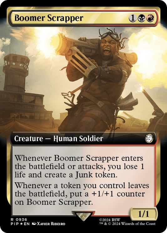 Image for Boomer Scrapper (Extended Art) (Surge Foil) (936) (Universes Beyond: Fallout) - Magic: The Gathering