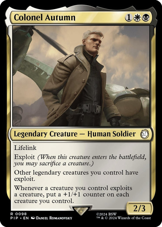 Image for Colonel Autumn (98) (Universes Beyond: Fallout) - Magic: The Gathering
