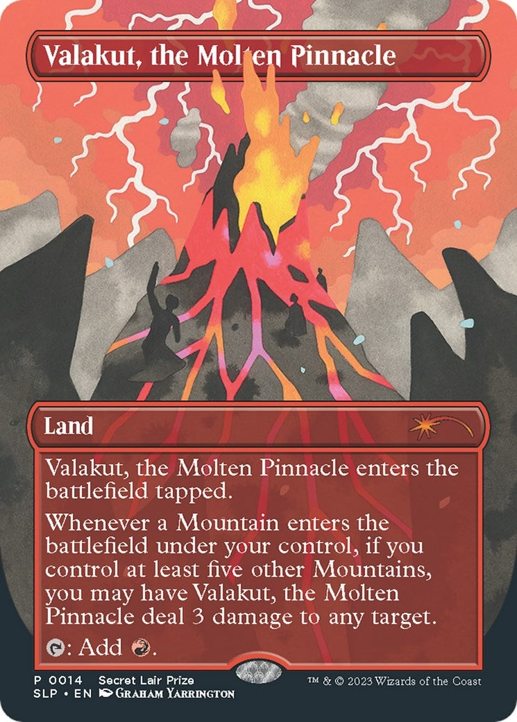 Image for Valakut, the Molten Pinnacle (14) (Secret Lair Showdown) - Magic: The Gathering