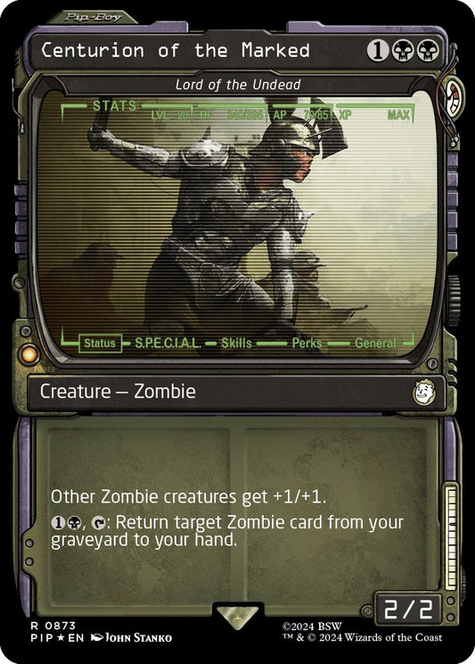 Image for Centurion of the Marked - Lord of the Undead (Showcase) (Surge Foil) (873) (Universes Beyond: Fallout) - Magic: The Gathering