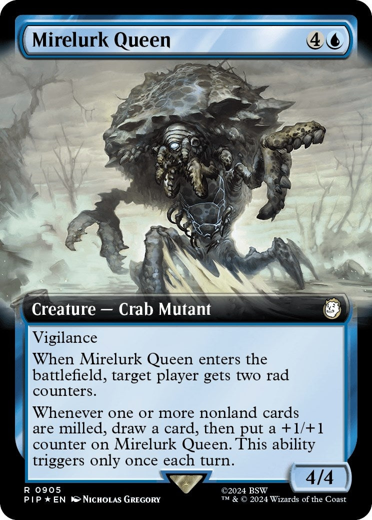 Image for Mirelurk Queen (Extended Art) (Surge Foil) (905) (Universes Beyond: Fallout) - Magic: The Gathering