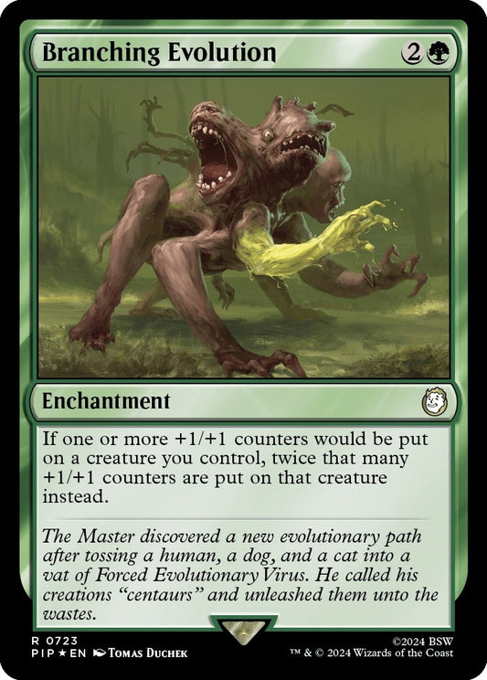 Image for Branching Evolution (Surge Foil) (723) (Universes Beyond: Fallout) - Magic: The Gathering