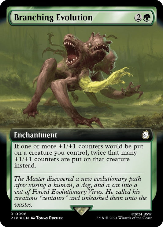 Image for Branching Evolution (Extended Art) (Surge Foil) (996) (Universes Beyond: Fallout) - Magic: The Gathering
