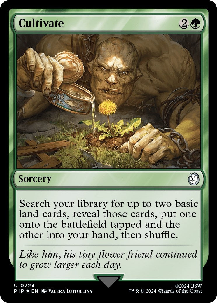 Image for Cultivate (Surge Foil) (724) (Universes Beyond: Fallout) - Magic: The Gathering