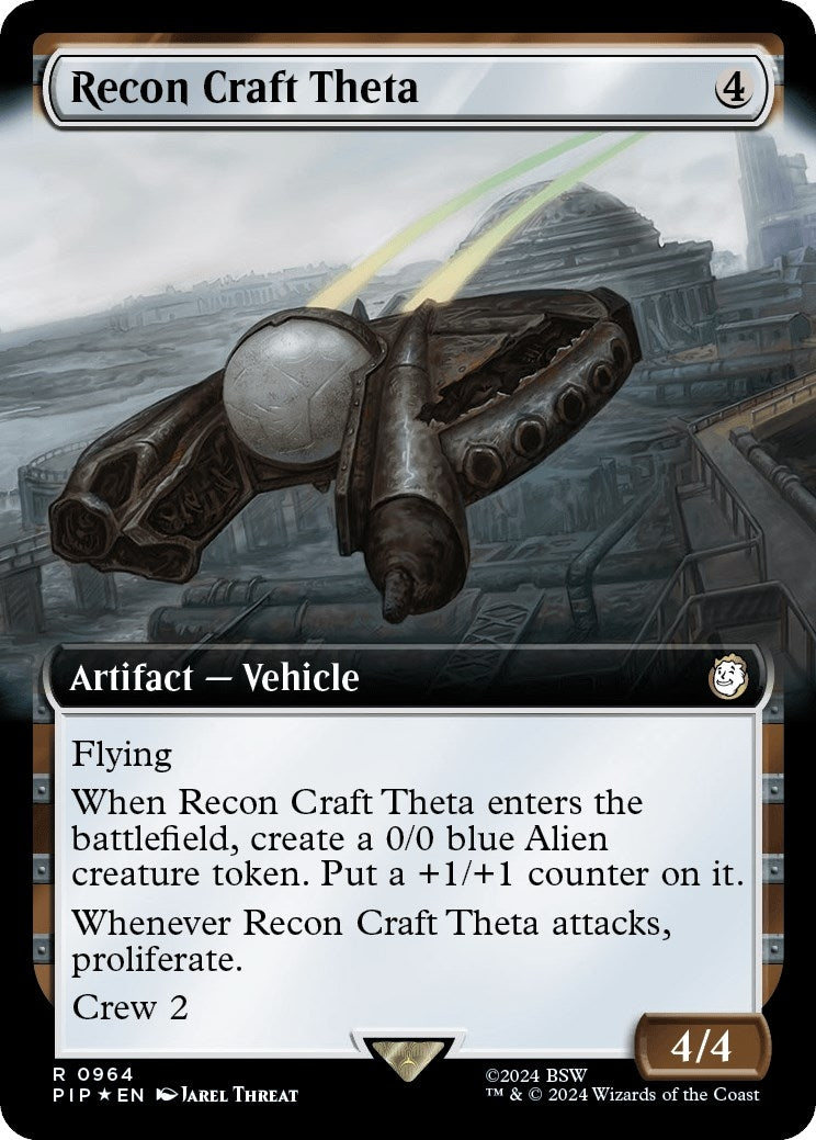 Image for Recon Craft Theta (Extended Art) (Surge Foil) (964) (Universes Beyond: Fallout) - Magic: The Gathering