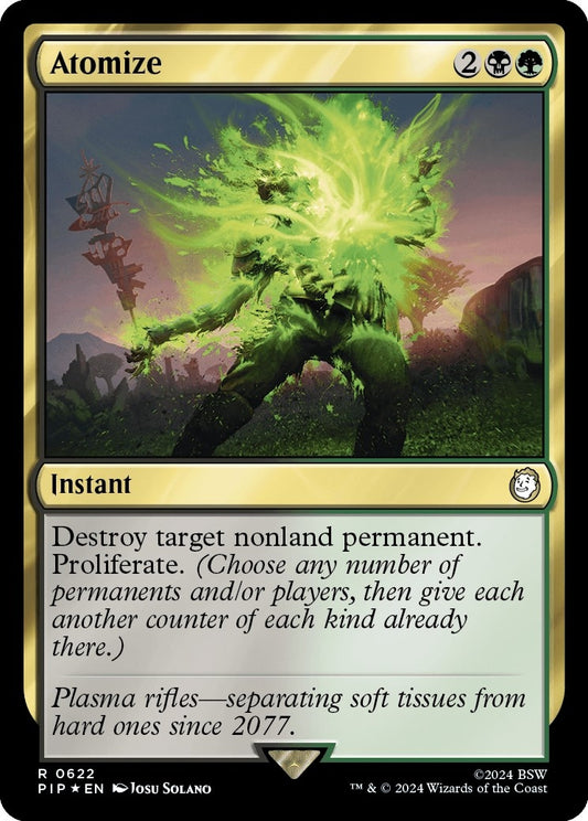 Image for Atomize (Surge Foil) (622) (Universes Beyond: Fallout) - Magic: The Gathering