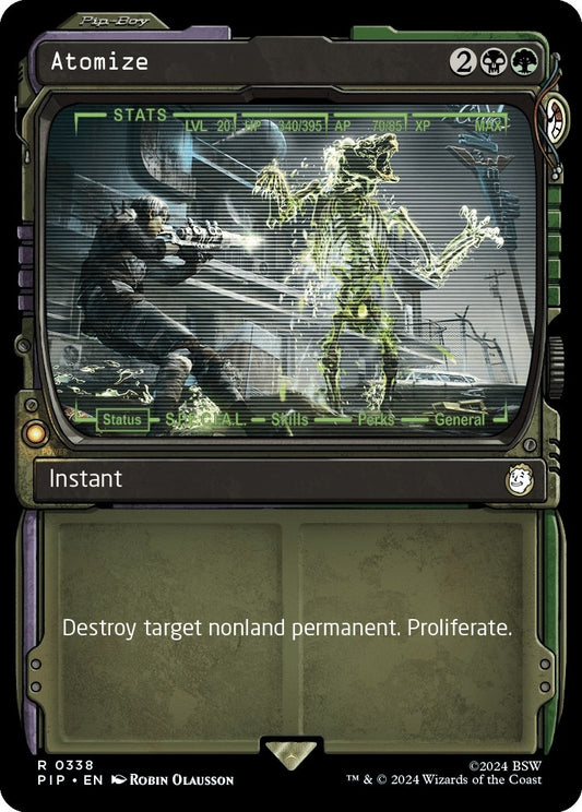 Image for Atomize (Showcase) (338) (Universes Beyond: Fallout) - Magic: The Gathering