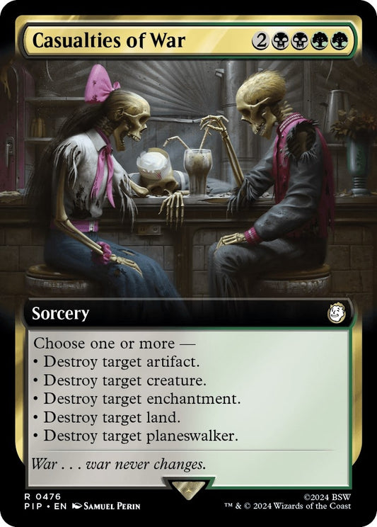 Image for Casualties of War (Extended Art) (476) (Universes Beyond: Fallout) - Magic: The Gathering