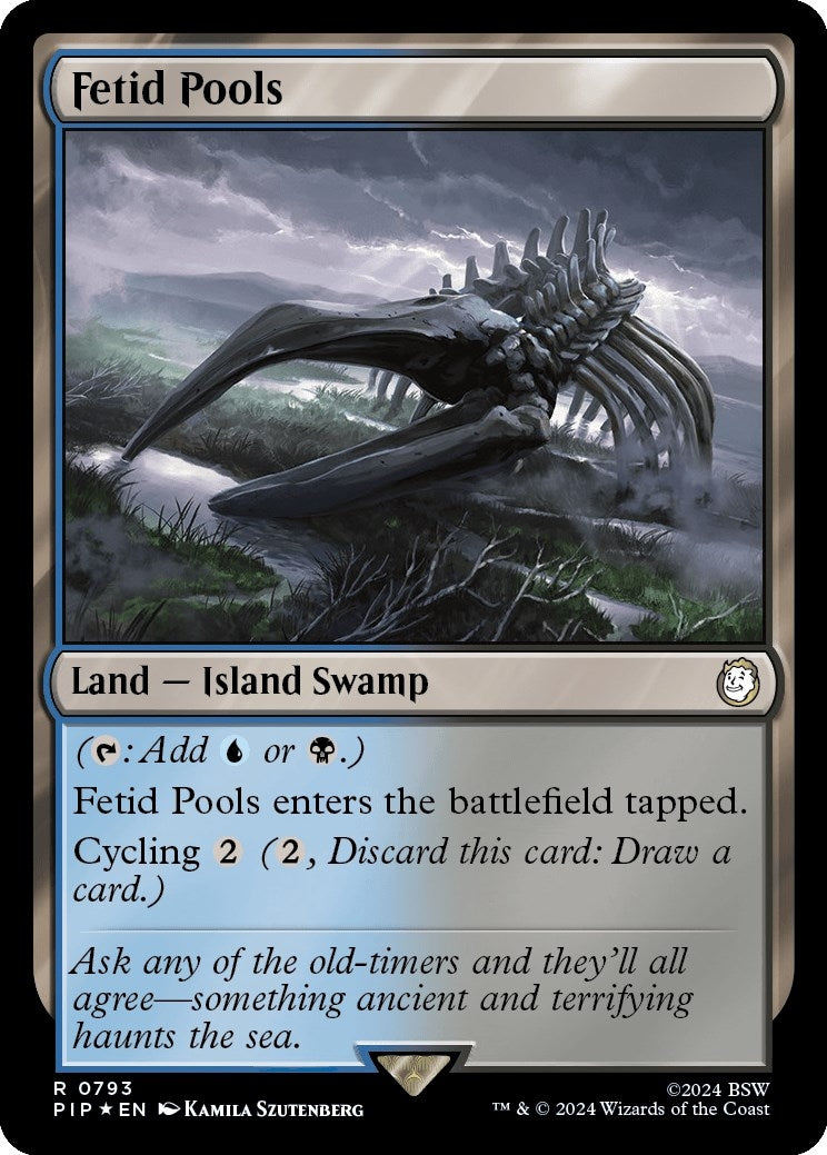 Image for Fetid Pools (Surge Foil) (793) (Universes Beyond: Fallout) - Magic: The Gathering