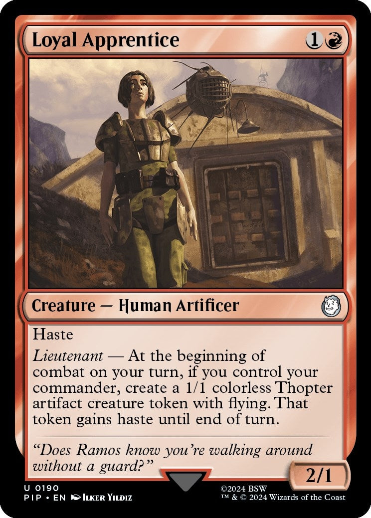 Image for Loyal Apprentice (190) (Universes Beyond: Fallout) - Magic: The Gathering