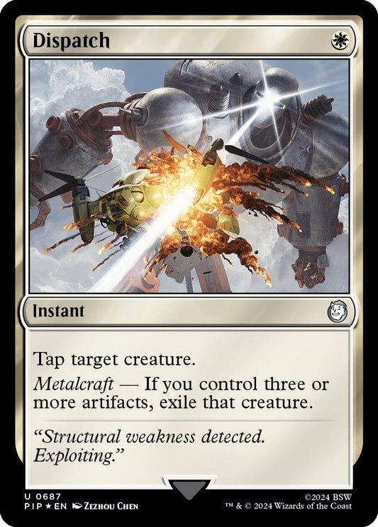 Image for Dispatch (Surge Foil) (687) (Universes Beyond: Fallout) - Magic: The Gathering