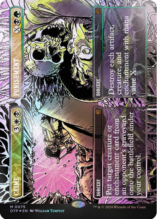 Image for Crime // Punishment (Textured Foil) (75) (Outlaws of Thunder Junction: Breaking News) - Magic: The Gathering