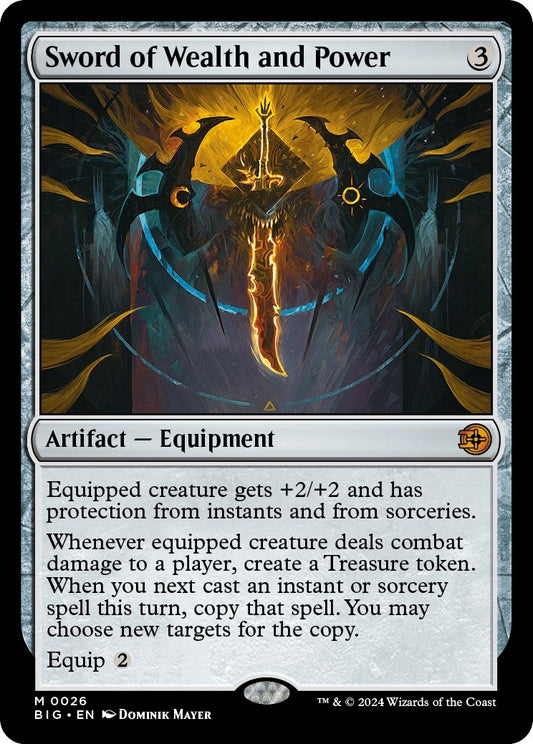 Image for Sword of Wealth and Power (26) (Outlaws of Thunder Junction: The Big Score) - Magic: The Gathering