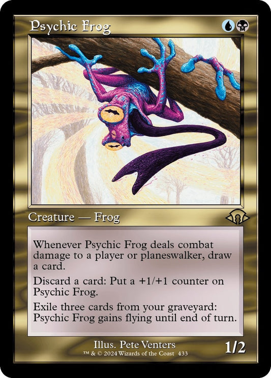 Image for Psychic Frog (Retro Frame) (433) (Modern Horizons 3) - Magic: The Gathering