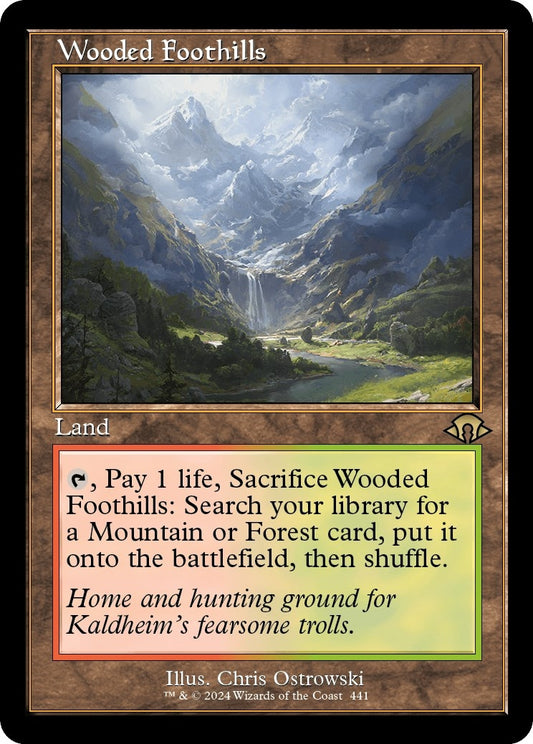 Image for Wooded Foothills (Retro Frame) (441) (Modern Horizons 3) - Magic: The Gathering