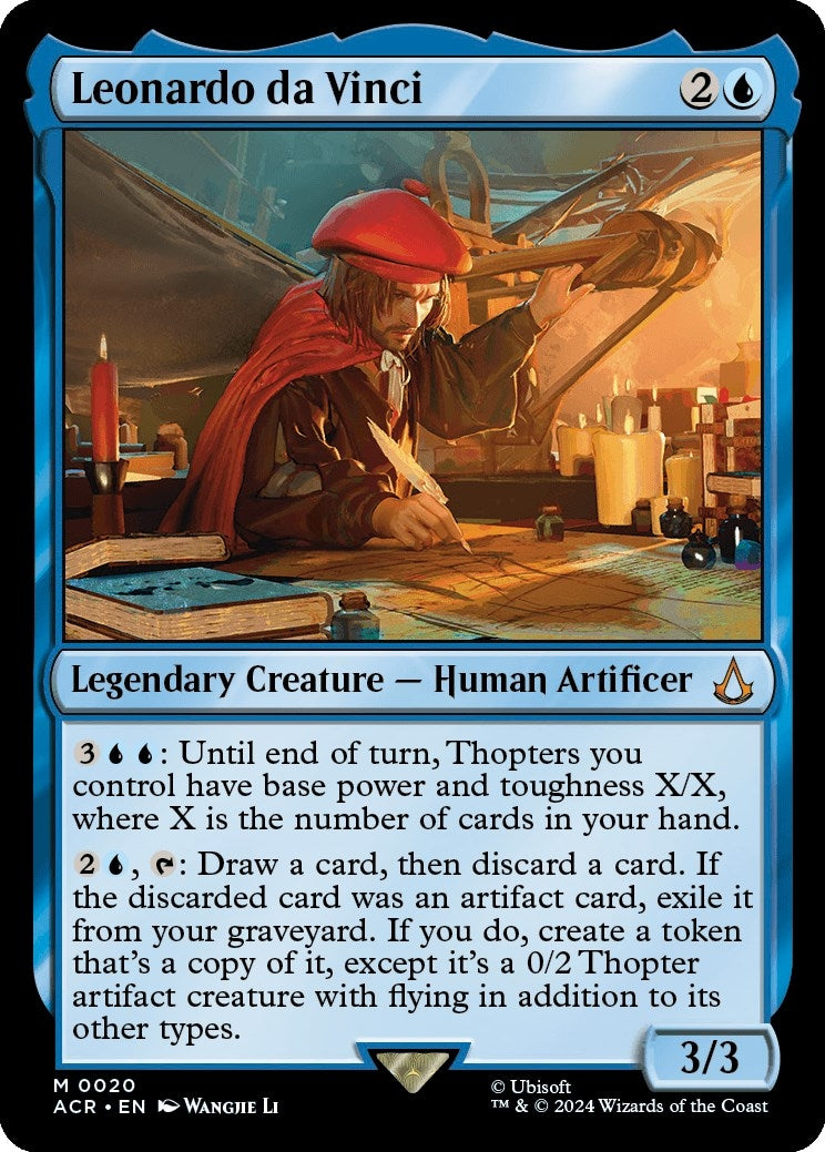 Image for Leonardo da Vinci (20) (Universes Beyond: Assassin's Creed) - Magic: The Gathering
