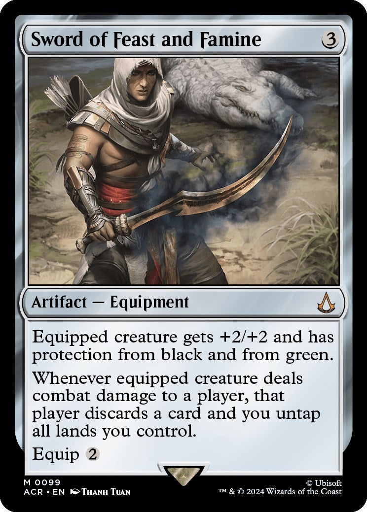 Image for Sword of Feast and Famine (99) (Universes Beyond: Assassin's Creed) - Magic: The Gathering