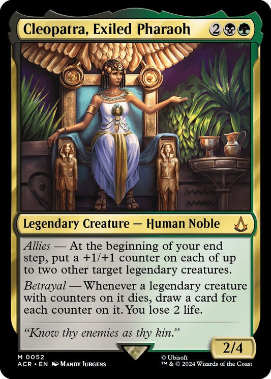Image for Cleopatra, Exiled Pharaoh (52) (Universes Beyond: Assassin's Creed) - Magic: The Gathering