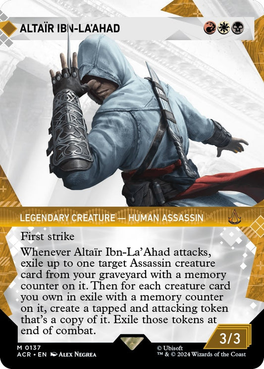 Image for Altair Ibn-La'Ahad (Showcase) (137) (Universes Beyond: Assassin's Creed) - Magic: The Gathering