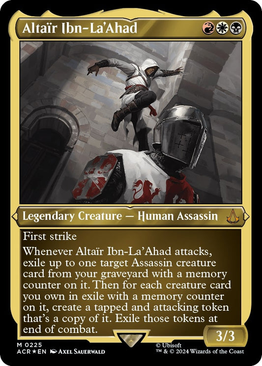 Image for Altair Ibn-La'Ahad (Foil Etched) (225) (Universes Beyond: Assassin's Creed) - Magic: The Gathering