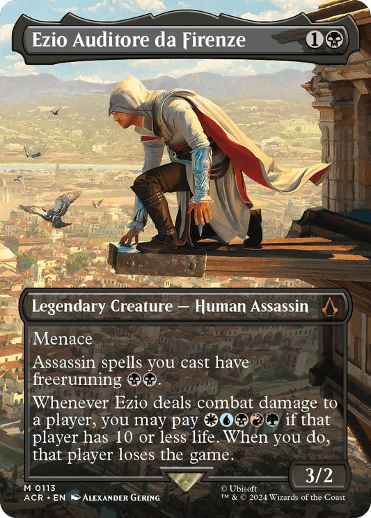 Image for Ezio Auditore da Firenze (Borderless) (113) (Universes Beyond: Assassin's Creed) - Magic: The Gathering