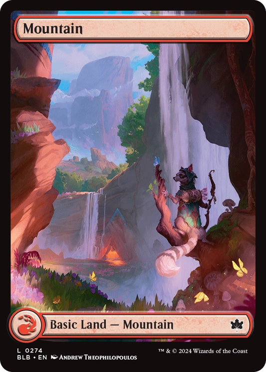 Image for Mountain (0274) (274) (Bloomburrow) - Magic: The Gathering