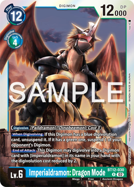 Image for Imperialdramon: Dragon Mode (Event Pack 6) (BT12-030 R) (Across Time) - Digimon Card Game