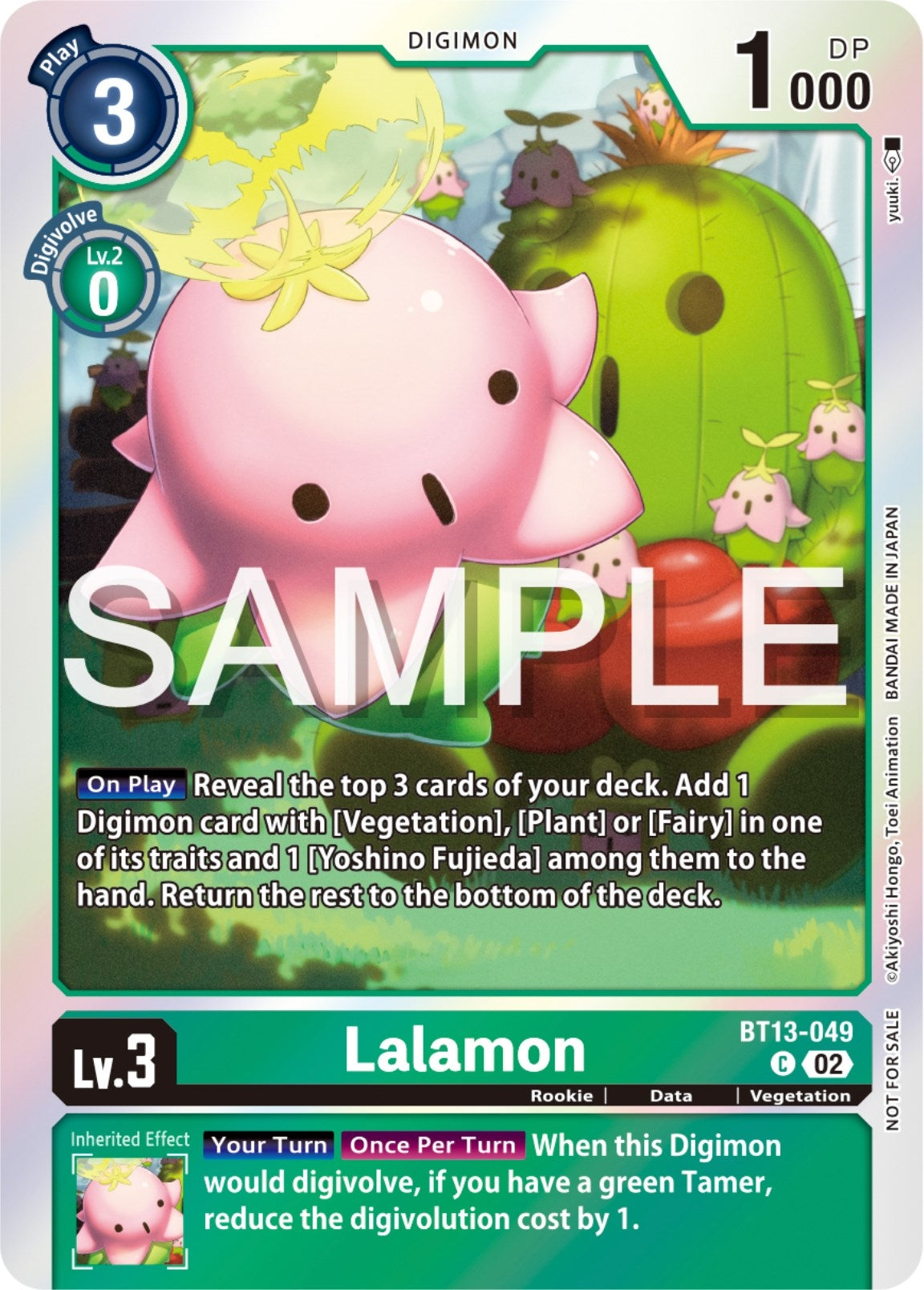 Image for Lalamon (Event Pack 6) (BT13-049 C) (Versus Royal Knights) - Digimon Card Game
