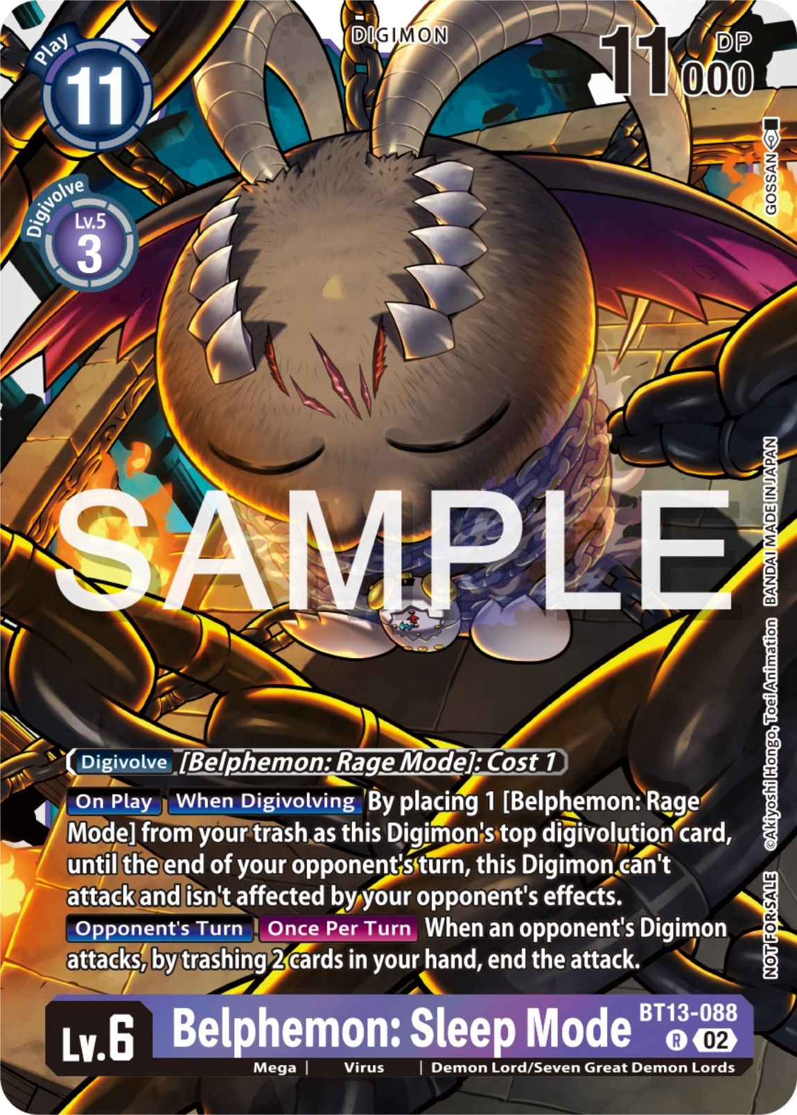 Image for Belphemon: Sleep Mode (Event Pack 6) (BT13-088 R) (Versus Royal Knights) - Digimon Card Game