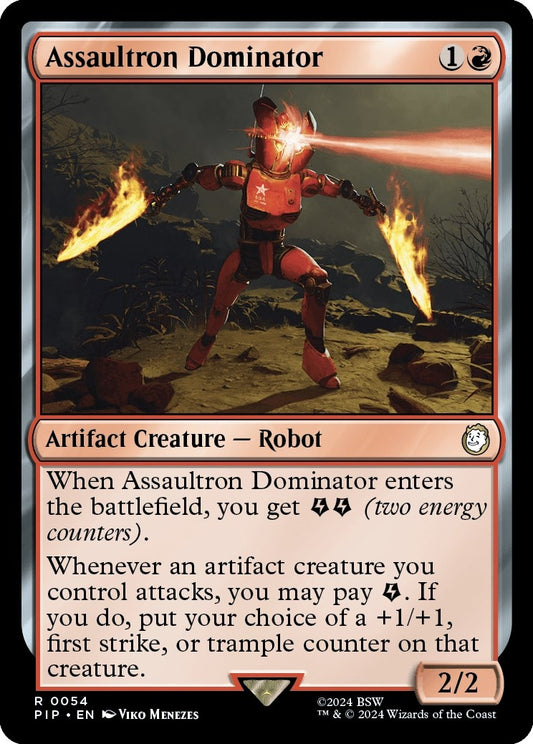 Image for Assaultron Dominator (54) (Universes Beyond: Fallout) - Magic: The Gathering