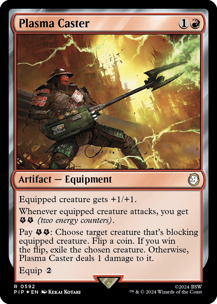 Image for Plasma Caster (Surge Foil) (592) (Universes Beyond: Fallout) - Magic: The Gathering