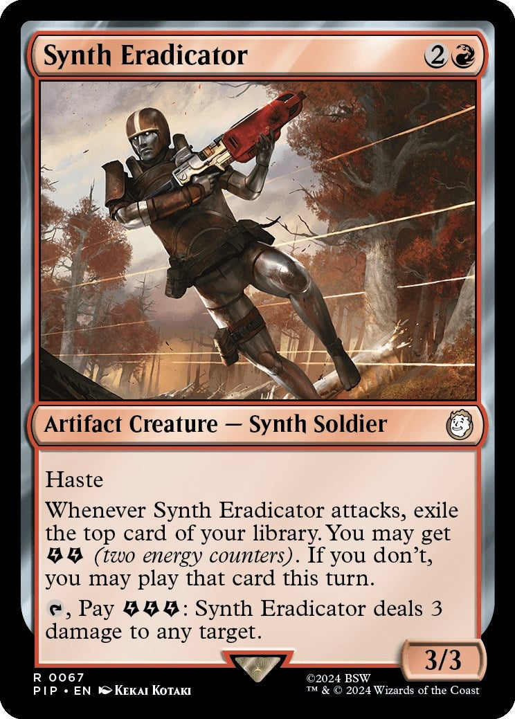 Image for Synth Eradicator (67) (Universes Beyond: Fallout) - Magic: The Gathering