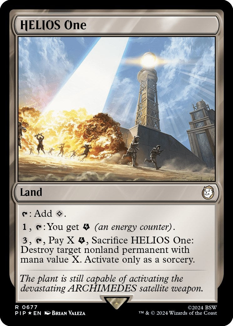 Image for HELIOS One (Surge Foil) (677) (Universes Beyond: Fallout) - Magic: The Gathering